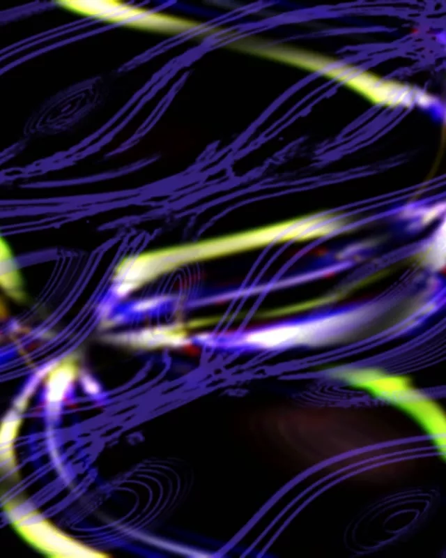 Neon Tunnel VJ Loop 4:5 Instagram 60fps Screensaver Purple Yellow Swirl