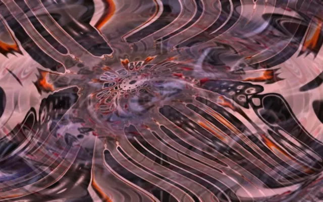 Neon Tunnel Spiraling Vortex VJ Loop 60fps 16:10 Screensaver