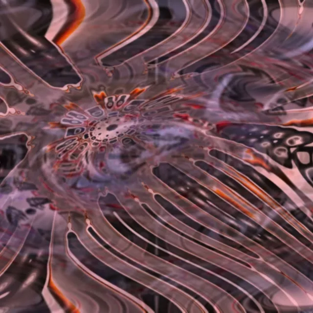 1:1 Square Neon Tunnel Vj Loop 60fps Screensaver Pulsating Fractal Vortex