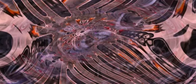 Neon Tunnel Spiraling Vortex VJ Loop 21:9 Ultrawide 60fps Screensaver