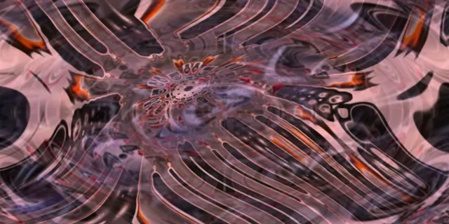 Neon Tunnel Spiraling Vortex VJ Loop 2:1 60fps Screensaver