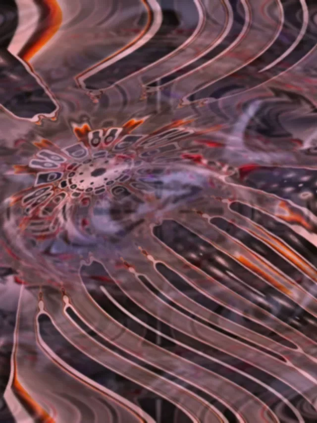 Neon Tunnel Pulsating Starburst VJ Loop 3:4 iPad Portrait 60fps Screensaver