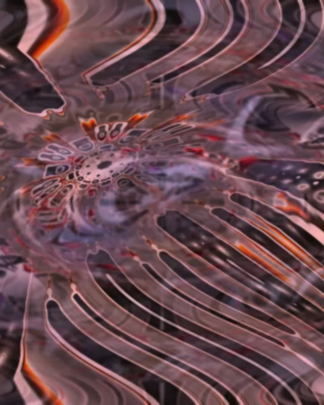 Pulsating Neon Tunnel VJ Loop 4:5 Instagram 60fps Screensaver