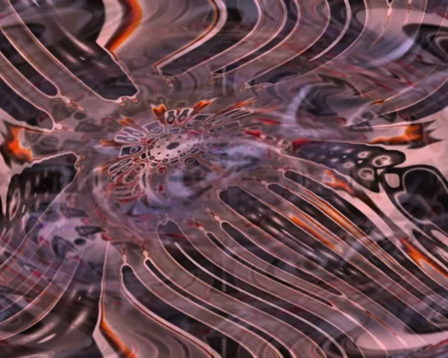 5:4 Industrial Neon Tunnel VJ Loop 60fps Pulsating Radial Vortex Screensaver