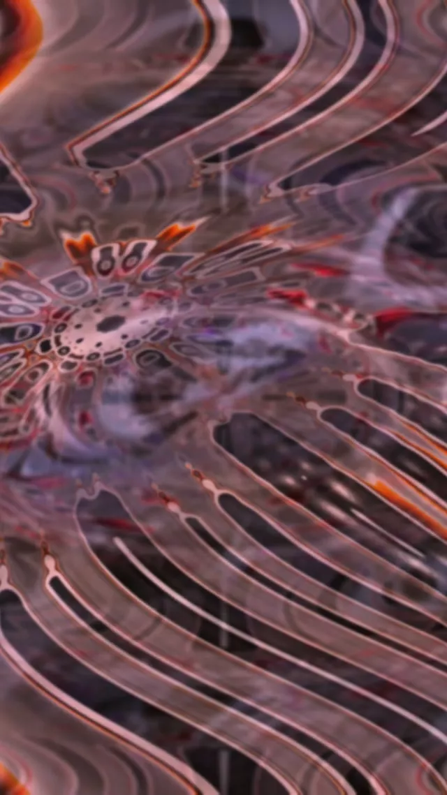 Neon Tunnel Pulsating Mandala VJ Loop 9:16 Reels 60fps Screensaver