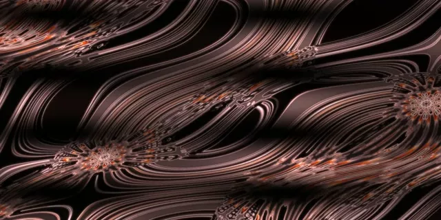 Copper Spiraling Neon Tunnel VJ Loop 2:1 60fps Screensaver