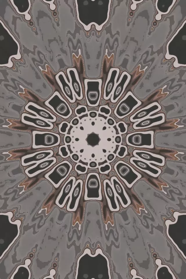 Neon Tunnel Kaleidoscope Mandala 2:3 Portrait 60fps Screensaver VJ Loop