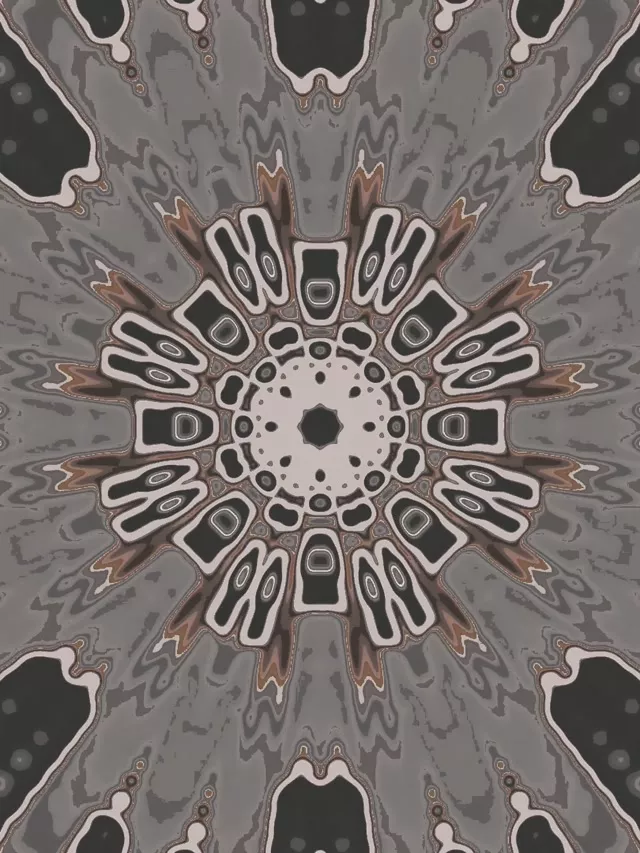Neon Tunnel Kaleidoscope VJ Loop 3:4 iPad Portrait 60fps Screensaver