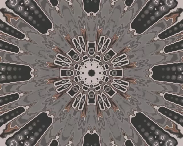 5:4 Industrial Neon Tunnel Kaleidoscope Vj Loop 60fps Screensaver