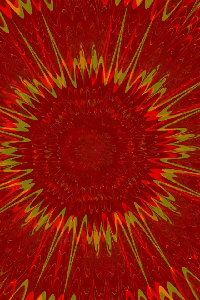 Neon Tunnel Radiating Spikes 2:3 Portrait 60fps Screensaver VJ Loop
