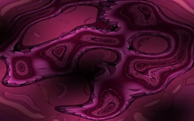 Neon Tunnel Vj Loop 16:10 Macbook 60fps Screensaver Swirling Magenta Vortex