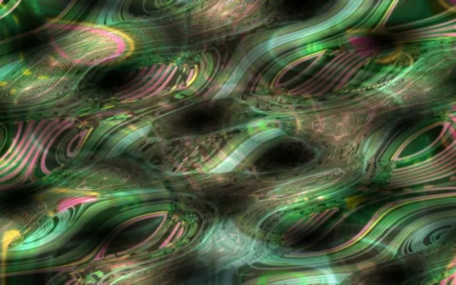 Neon Tunnel Spiraling Vortex VJ Loop 16:10 Macbook 60fps Screensaver