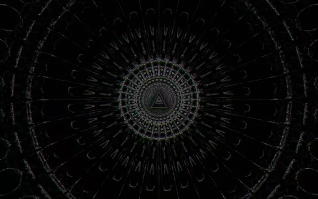 Neon Tunnel Spiraling Diamond Vortex VJ Loop 16:10 Macbook 60fps Screensaver