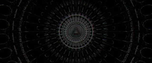 Neon Tunnel Vj Loop 2.39:1 Cinemascope 60fps Fractal Kaleidoscope Screensaver