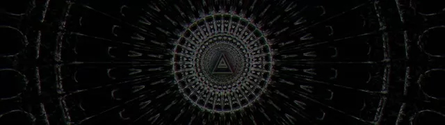 32:9 Ultrawide Neon Tunnel Spiraling Diamond Vortex 60fps VJ Loop Screensaver