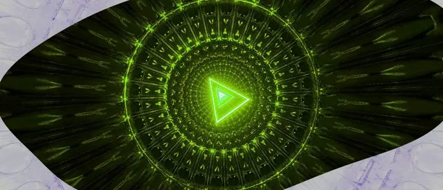 Neon Tunnel VJ Loop 21:9 Ultrawide Spiraling Vortex 60fps Screensaver