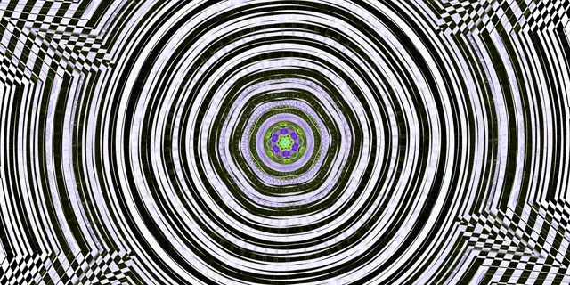 Neon Tunnel Spiraling Vortex VJ Loop 2:1 Univisium 60fps Screensaver