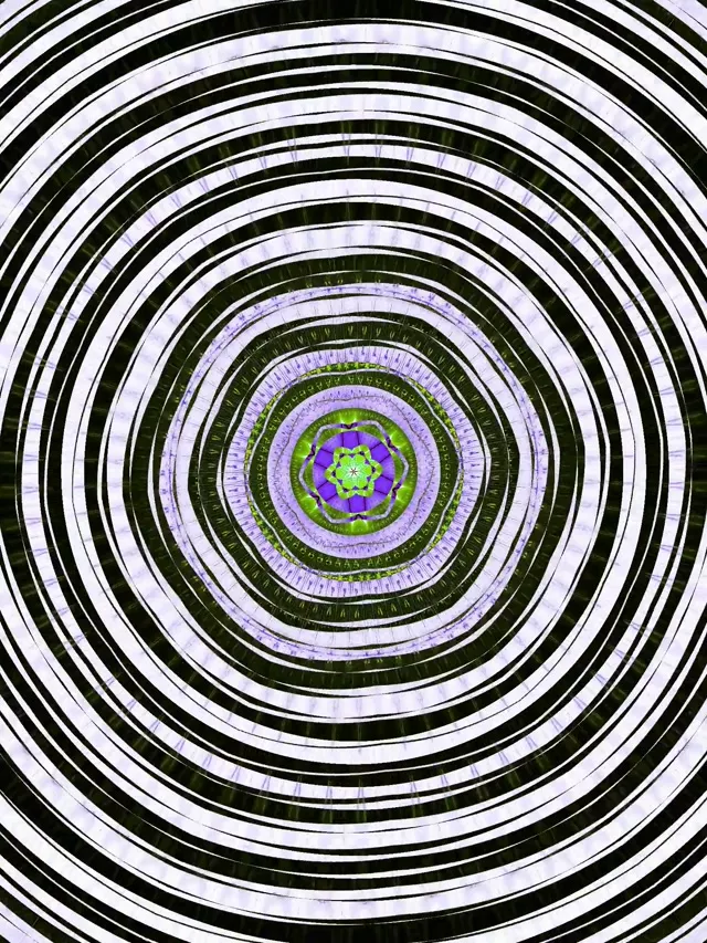 Neon Tunnel Spiraling Vortex VJ Loop 3:4 iPad Portrait 60fps Screensaver