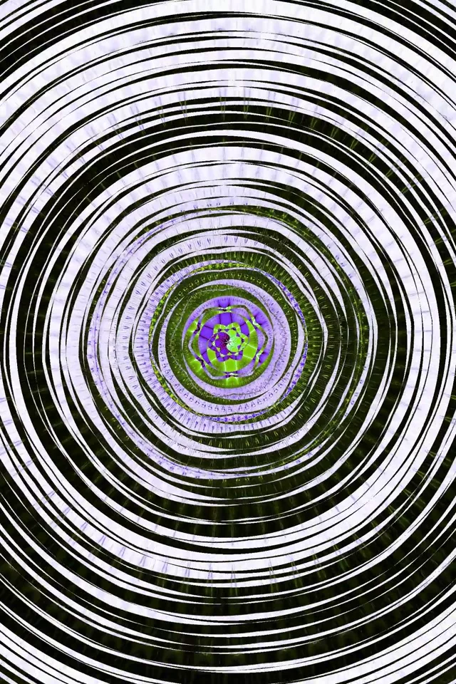 Hypnotic Purple Neon Tunnel Spiral VJ Loop 2:3 Portrait 60fps Screensaver