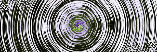 3:1 Triple Wide Neon Tunnel Spiraling Vortex 60fps VJ Loop Screensaver