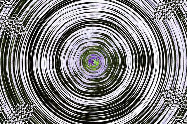 Hypnotic Spiraling Neon Tunnel VJ Loop 60fps 3:2 Screensaver