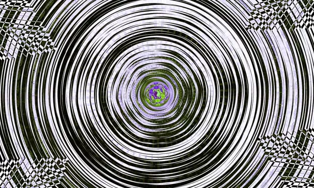 Spiraling Neon Tunnel VJ Loop 5:3 Wide 60fps Screensaver