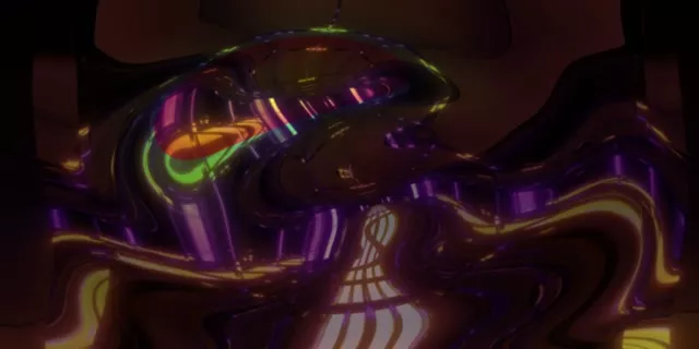 Neon Tunnel Spiraling Vortex VJ Loop 60fps 2:1 Screensaver