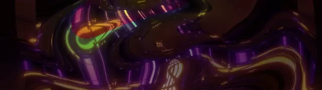 32:9 Ultrawide Neon Tunnel Spiral VJ Loop 60fps Screensaver