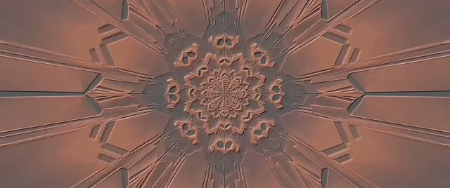 Neon Tunnel Fractal Kaleidoscope VJ Loop 60fps 2.39:1 Screensaver