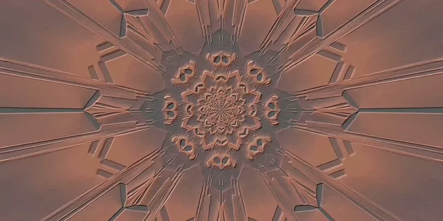 Mandala Neon Tunnel VJ Loop 2:1 Univisium 60fps Screensaver