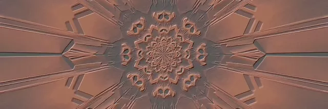 3:1 Triple Wide Neon Tunnel Spiraling Mandala VJ Loop 60fps Screensaver