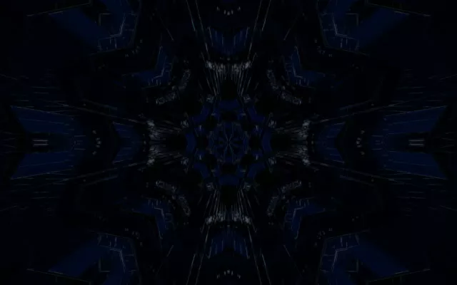 Neon Tunnel VJ Loop 16:10 Macbook 60fps Screensaver Kaleidoscope
