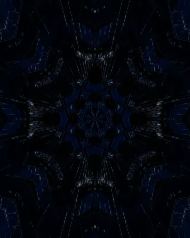 Neon Tunnel VJ Loop 4:5 Instagram 60fps Kaleidoscope Screensaver