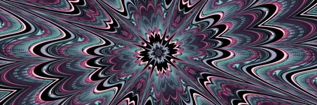 Neon Tunnel Kaleidoscope Burst VJ Loop 60fps 3:1 Screensaver