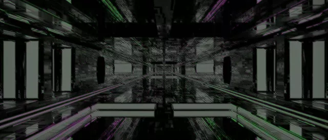 21:9 Ultrawide Neon Tunnel VJ Loop | 60fps Purple Green Vortex Screensaver