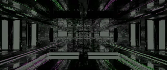 Neon Tunnel Vj Loop 2.39:1 Cinemascope 60fps Screensaver Purple Green
