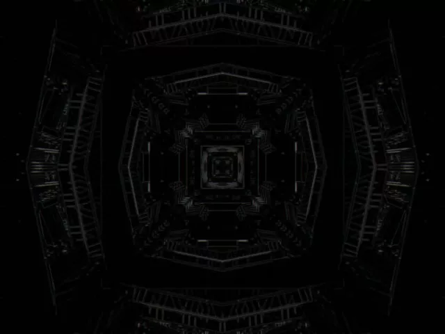 4:3 Classic Neon Tunnel VJ Loop 60fps Screensaver Geometric Vortex