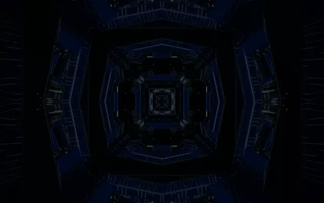Neon Tunnel Vj Loop 16:10 Macbook 60fps Screensaver Blue Square Vortex