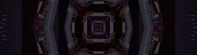32:9 Ultrawide Neon Tunnel Vj Loop 60fps Spiraling Square Screensaver