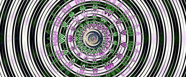 Neon Tunnel Spiraling Vortex VJ Loop 60fps 2.39:1 Screensaver