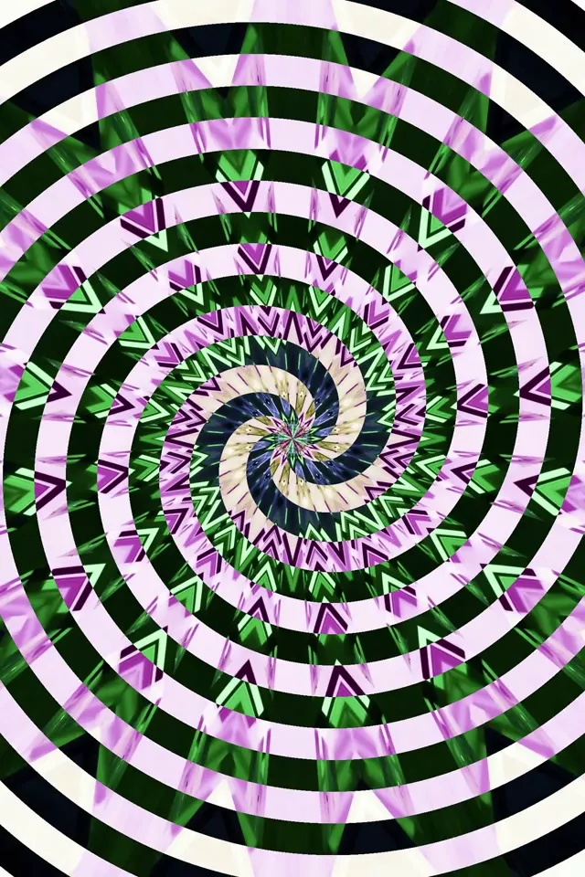 Neon Tunnel Spiraling Vortex Loop 2:3 Portrait 60fps Screensaver