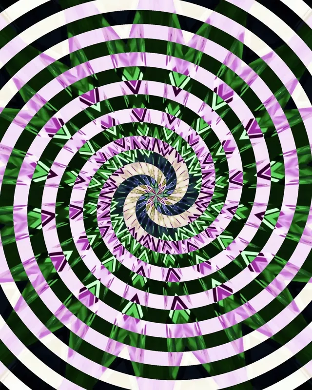 Neon Tunnel Spiraling Vortex VJ Loop 4:5 Instagram 60fps Screensaver