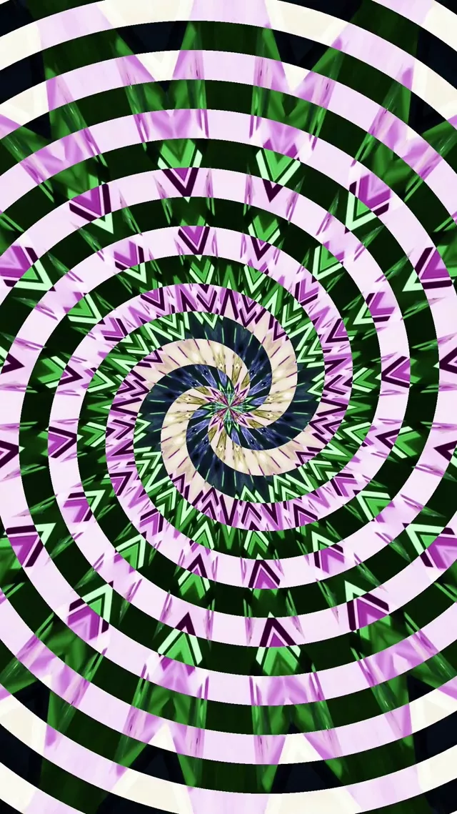 Spiraling Neon Tunnel VJ Loop 9:16 Reels 60fps Screensaver