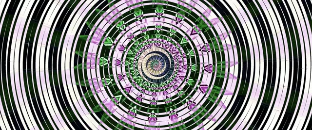 Neon Tunnel Spiraling Vortex VJ Loop 60fps 2.39:1 Screensaver