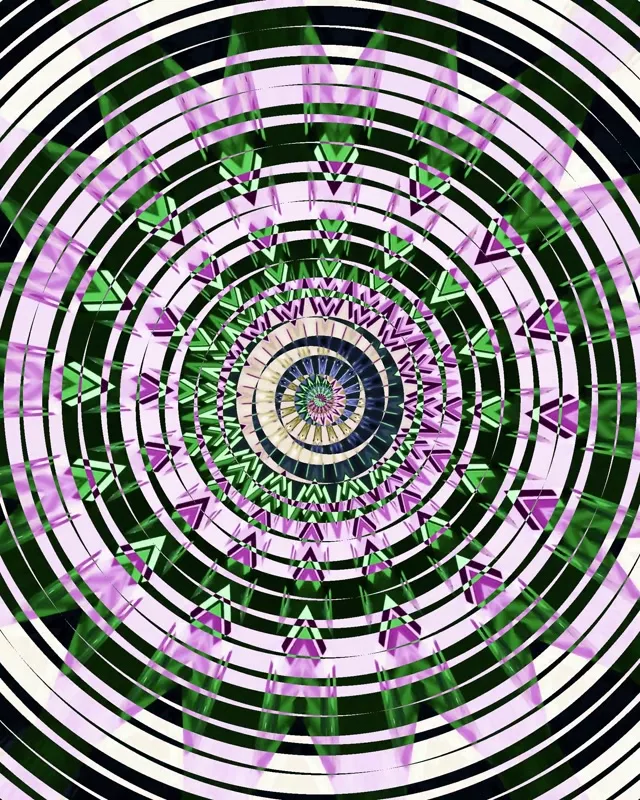 Neon Tunnel Spiraling Vortex VJ Loop 4:5 Instagram 60fps Screensaver