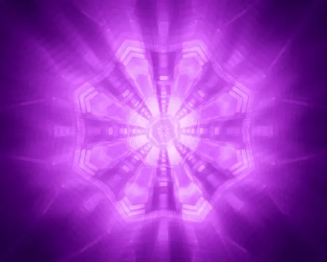 5:4 Industrial Neon Tunnel Pulsating Mandala VJ Loop 60fps Screensaver