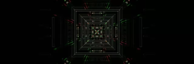 Neon Tunnel Spiraling Diamond Vortex VJ Loop 3:1 60fps Screensaver