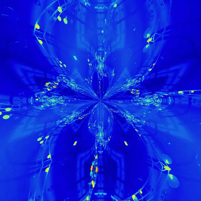 VJ Loop Neon Tunnel Radial Burst 1:1 Square 60fps Screensaver