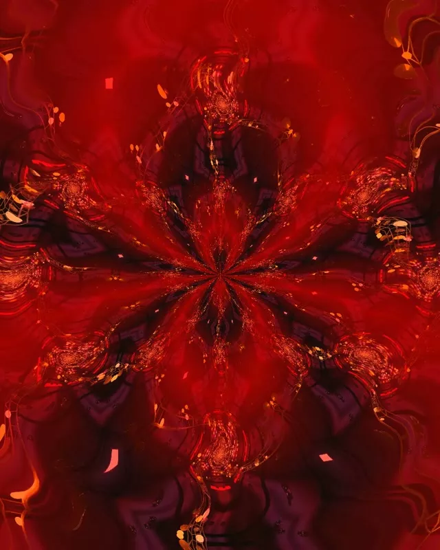 Radiant Kaleidoscope Neon Tunnel | 4:5 Instagram 60fps Screensaver VJ Loop