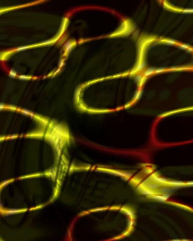 4:5 Instagram 60fps Screensaver | Neon Tunnel Glowing Curves VJ Loop